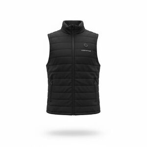 VENUSTAS Men's Sleek Black Puffer Vest